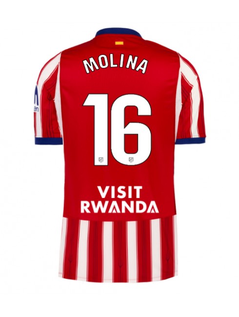 Poceni Nogometni dresi Atletico Madrid Nahuel Molina #16 Domači 2026-27