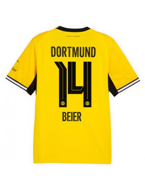 Moški Nogometni dresi 2026-27 BVB Borussia Dortmund Maximilian Beier #14 Domači