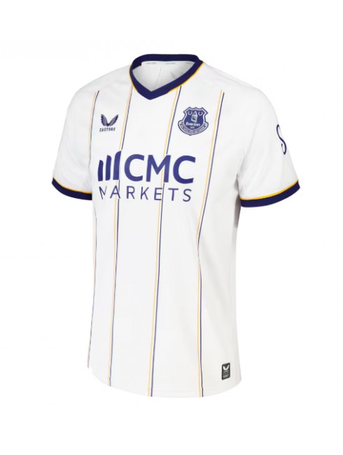 Moški Nogometni dresi Everton Vitaliy Mykolenko #16 Gostujoči 2026-27 bela