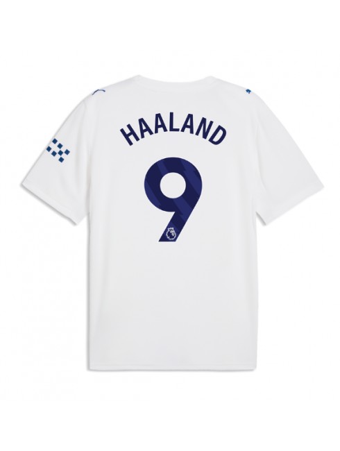 Erling Haaland #9 Moški Nogometni dresi Manchester City Tretji 2026-27 bela