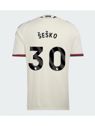 Poceni Nogometni dresi 2026-27 Manchester United Benjamin Sesko #30 Tretji