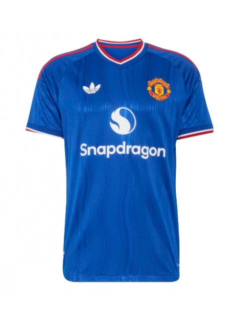 Bruno Fernandes #8 Moški Nogometni dresi Manchester United Gostujoči 2026-27 modra
