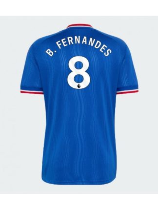 Bruno Fernandes #8 Moški Nogometni dresi Manchester United Gostujoči 2026-27 modra
