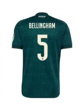 Moški Nogometni dresi Real Madrid Jude Bellingham #5 Gostujoči 2026-27 Kratek rokav