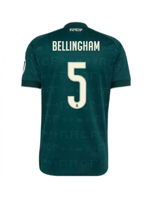 Moški Nogometni dresi Real Madrid Jude Bellingham #5 Gostujoči 2026-27 Kratek rokav