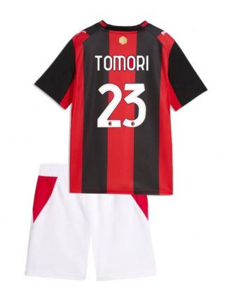 Fikayo Tomori #23 Otroški Nogometni dresi kompleti AC Milan Domači 2026-27