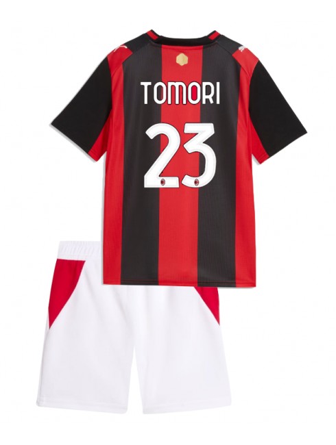 Fikayo Tomori #23 Otroški Nogometni dresi kompleti AC Milan Domači 2026-27