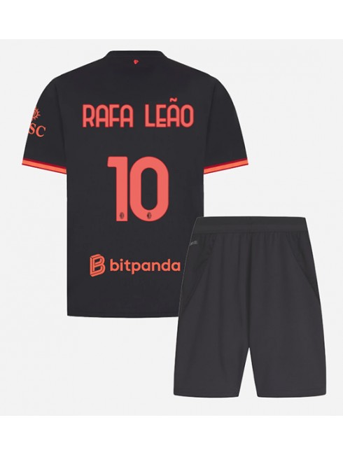 Otroški Nogometni dresi kompleti AC Milan Rafael Leao #10 Tretji 2026-27