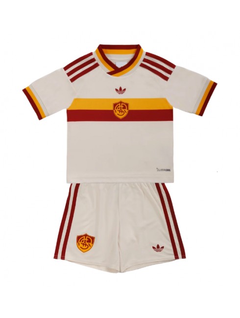 Otroški Nogometni dresi kompleti 2026-27 AS Roma Matias Soule #18 Gostujoči