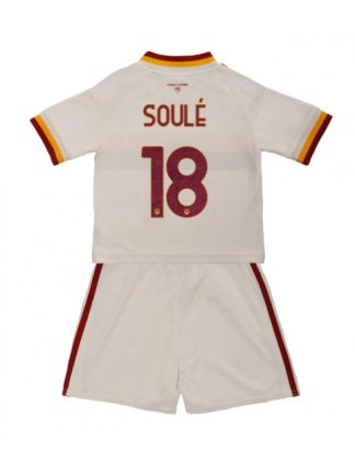Otroški Nogometni dresi kompleti 2026-27 AS Roma Matias Soule #18 Gostujoči