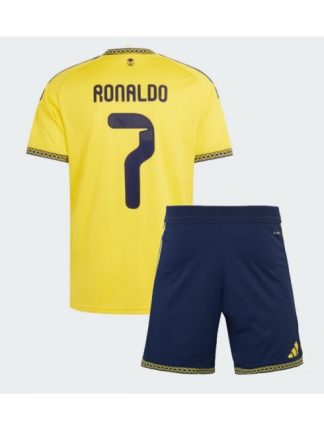 Otroški Nogometni dresi kompleti Al-Nassr Cristiano Ronaldo #7 Domači 2026-27