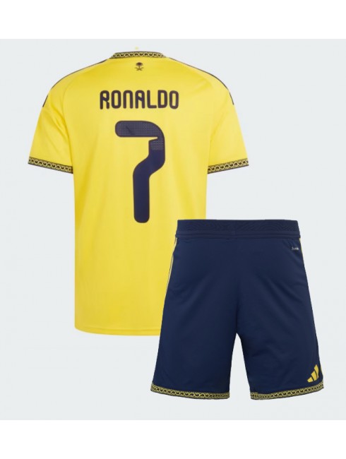 Otroški Nogometni dresi kompleti Al-Nassr Cristiano Ronaldo #7 Domači 2026-27