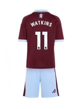 Otroški Nogometni dresi kompleti Aston Villa Ollie Watkins #11 Domači 2026-27