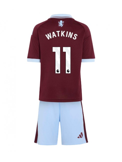 Otroški Nogometni dresi kompleti Aston Villa Ollie Watkins #11 Domači 2026-27