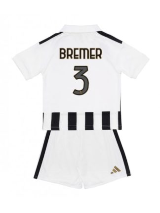 Otroški Nogometni dresi kompleti Juventus Gleison Bremer #3 Domači 2026-27