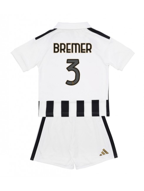 Otroški Nogometni dresi kompleti Juventus Gleison Bremer #3 Domači 2026-27