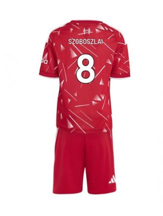 Otroški Nogometni dresi kompleti Liverpool Dominik Szoboszlai #8 Domači 2026-27