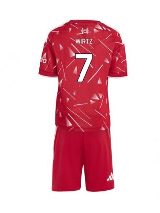 Otroški Nogometni dresi kompleti Liverpool Florian Wirtz #7 Domači 2026-27