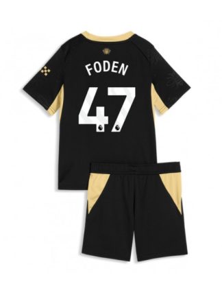 Phil Foden #47 Otroški Nogometni dresi kompleti Manchester City Gostujoči 2026-27