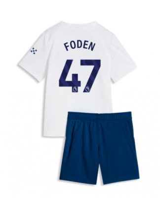 Phil Foden #47 Otroški Nogometni dresi kompleti Manchester City Tretji 2026-27