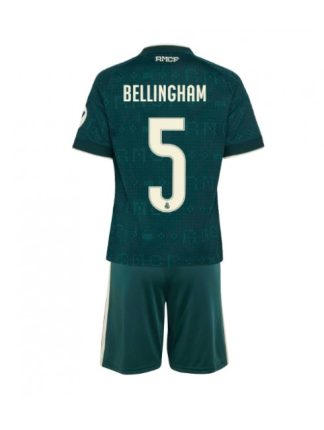 Otroški Nogometni dresi kompleti Real Madrid Jude Bellingham #5 Gostujoči 2026-27