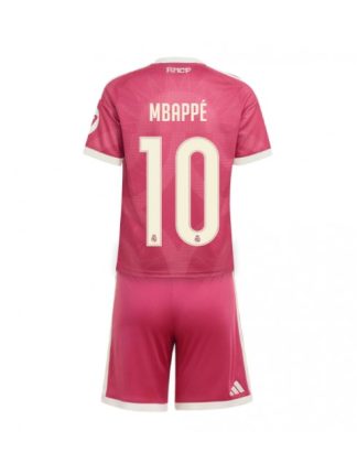 Otroški Nogometni dresi kompleti Real Madrid Kylian Mbappe #10 Tretji 2026-27