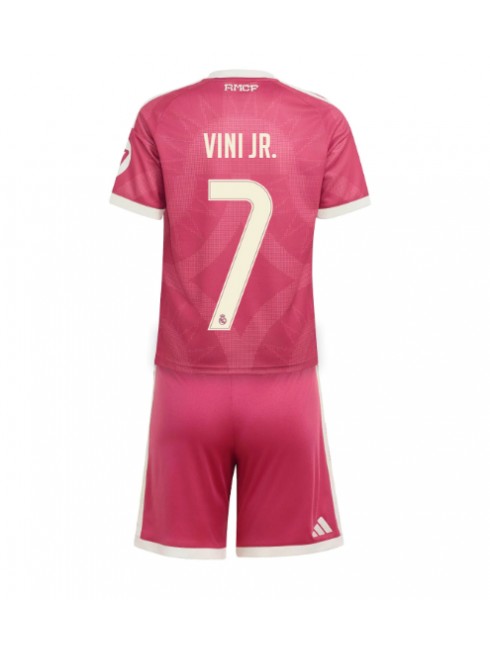 Otroški Nogometni dresi kompleti Real Madrid Vinicius Junior #7 Tretji 2026-27