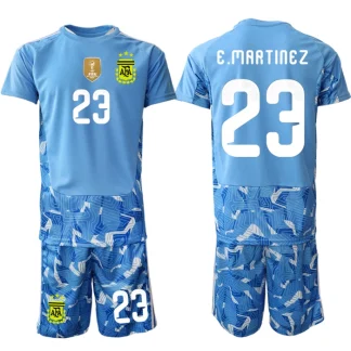 Emiliano Martinez #23 Otroški Vratarski dres kompleti Argentina SP 2026 modra