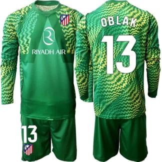 Kupite Otroški Vratarski dres kompleti Atletico Madrid 2026-27 Jan Oblak 13 zelena
