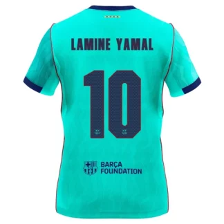 Lamine Yamal #10 Moški Nogometni dresi Barcelona Tretji 2026-27 modra