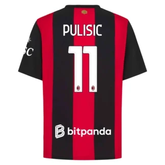 Moški nogometni dresi AC Milan Christian Pulisic #11 Domači 2026-27