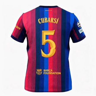 Moški Nogometni dresi FC Barcelona 2026-27 Pau Cubarsí #5 Domači
