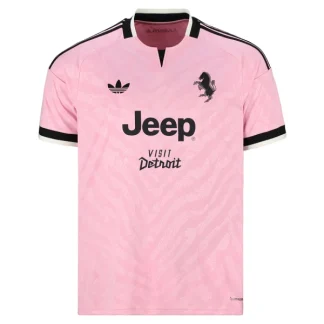 Moški nogometni dresi Juventus Gostujoči 2026/27 roza Kratek Rokav