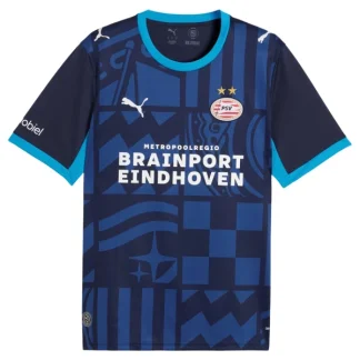 Moški Nogometni dresi PSV Eindhoven Tretji 2026-27 modra Kratek Rokav