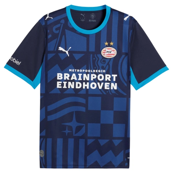 Moški Nogometni dresi PSV Eindhoven Tretji 2026-27 modra Kratek Rokav