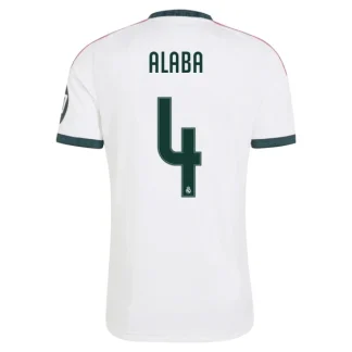 Moški nogometni dresi Real Madrid 2026-27 David Alaba #4 Domači Kratek Rokav