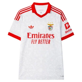 Moški Nogometni dresi SL Benfica Gostujoči 2026/27 bela in rdeča
