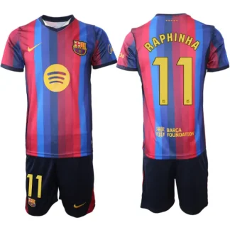 Nogometni dresi kompleti FC Barcelona 2026-27 Raphinha Belloli #11 Domači