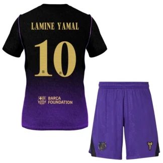 Otroški Nogometni dresi kompleti FC Barcelona 2026-27 Lamine Yamal #10 Gostujoči