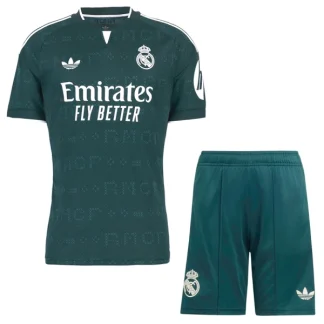 Otroški nogometni dresi kompleti Real Madrid Gostujoči 2026/27 zelena