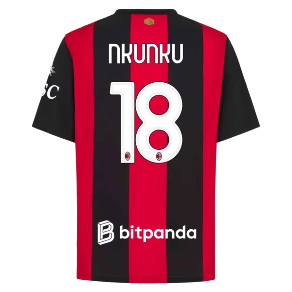 Poceni nogometni dresi AC Milan Christopher Nkunku #18 Domači 2026-27