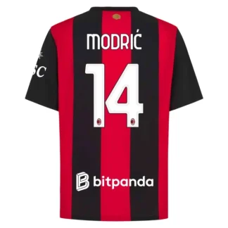 Poceni nogometni dresi AC Milan Luka Modric #14 Domači 2026-27