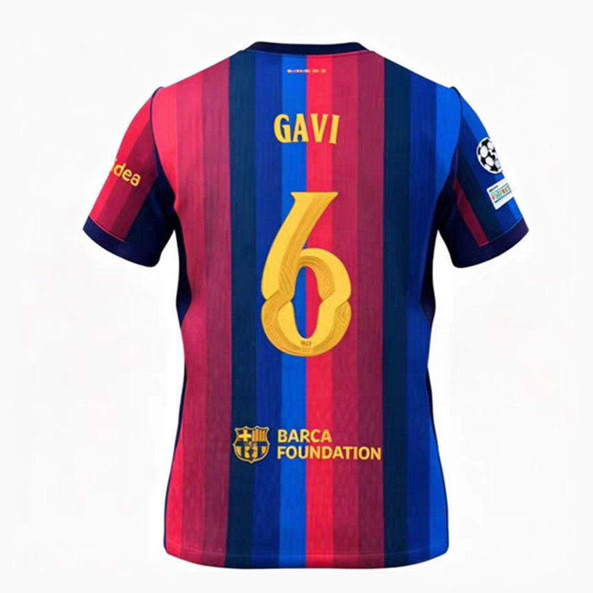 Poceni Nogometni dresi FC Barcelona 2026-27 Paez Gavi #6 Domači