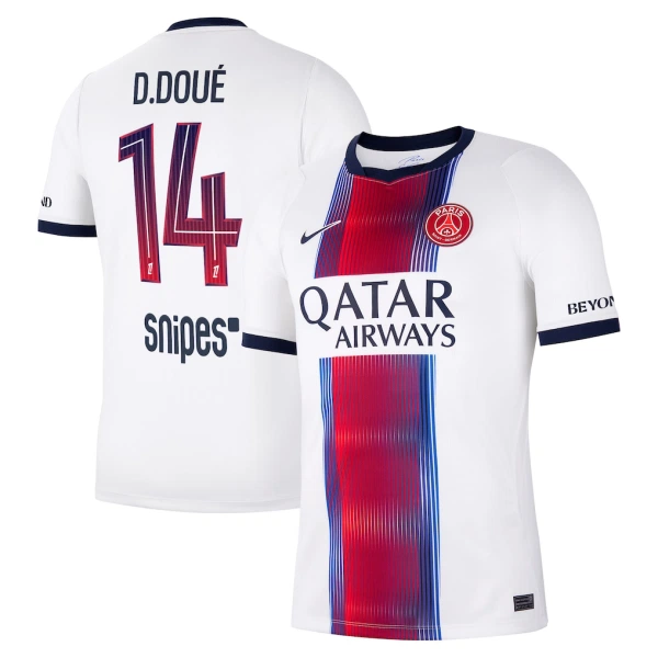 Poceni Nogometni dresi Paris Saint-Germain PSG 2026/27 Desire Doue #14 Gostujoči