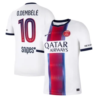 Poceni Nogometni dresi Paris Saint-Germain PSG 2026/27 Ousmane Dembélé #10 Gostujoči