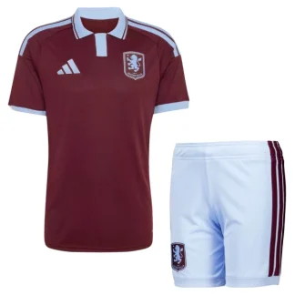 Poceni Otroški nogometni dresi Aston Villa Domači 2026/27 kompleti