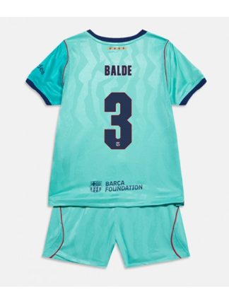 Alejandro Balde #3 Nogometni dresi za otroke kompleti Barcelona Tretji 2026-27 zelena
