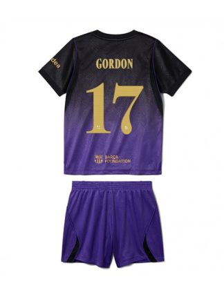 Otroški Nogometni dresi kompleti Barcelona Anthony Gordon #17 Gostujoči 2026-27