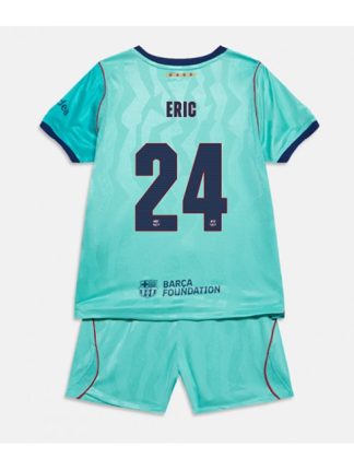 Otroški Barcelona Eric Garcia #24 Tretji 2026-27 zelena Komplet Majica in Kratke Hlače