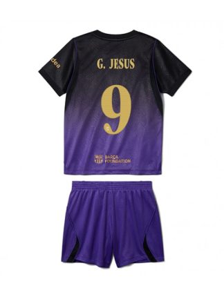 Poceni Barcelona Gostujoči 2026-27 Gabriel Jesus #9 komplet Otroci